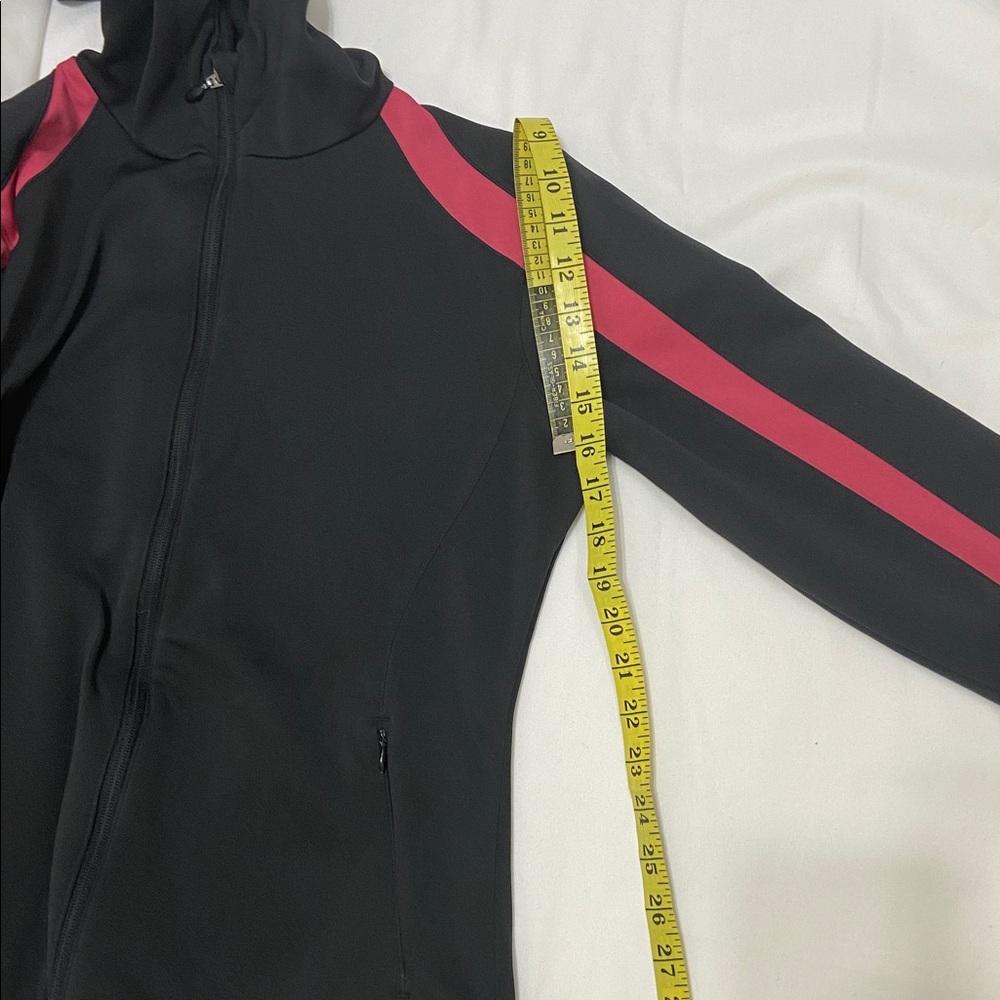 Aspire Women’s,Black And Pink, Long Sleeve,Zip-Up Hoodie . Size-Medium - Picture 9 of 14